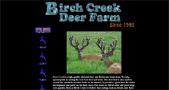 Desktop Screenshot of birchcreekdeerfarm.com